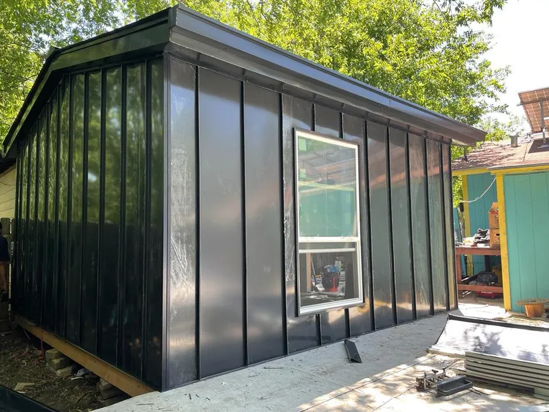 Black standing seam metal wall panels for Roof Inspection in Myrtletown