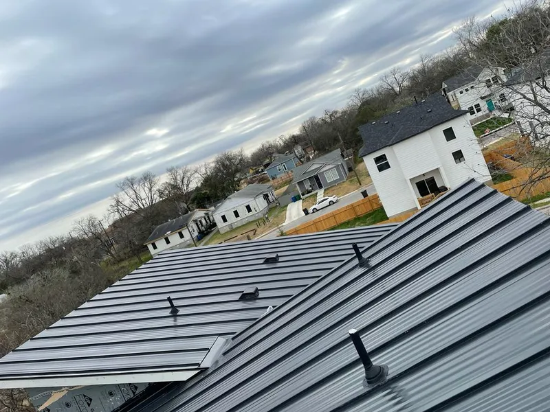Standing seam metal roof panels with vents for Skylight Repair in Myrtletown